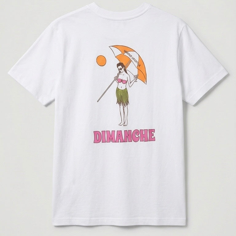 T-Shirt Adulte - Dimanche (Blanc)