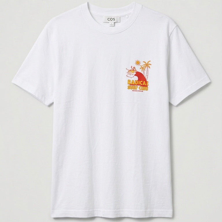 TH4 - RADICAL SURF CLUB - OFF WHITE - STTU171. 190326