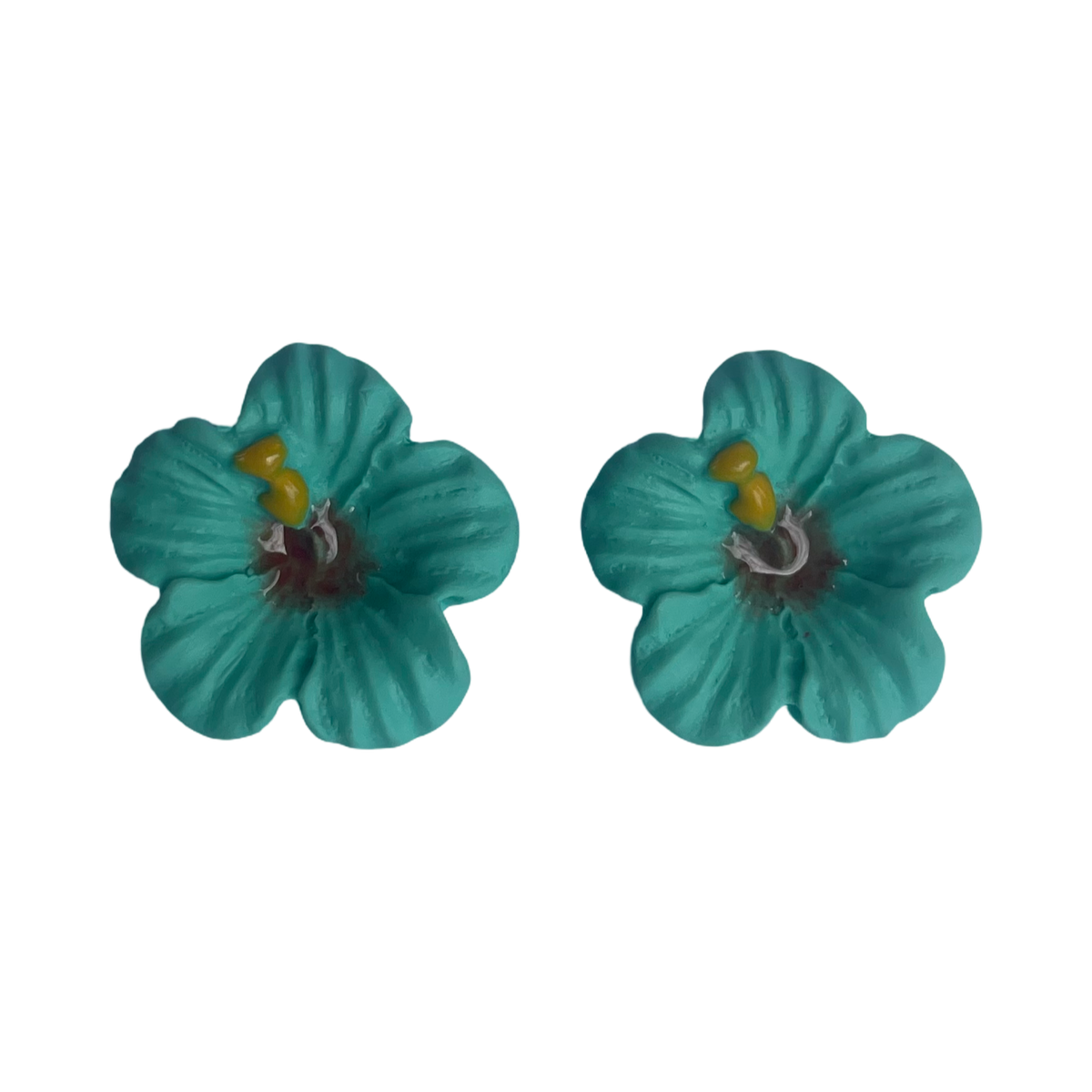 Baby hibiscus puce turquoise coeur marron RUE ROSE 200726